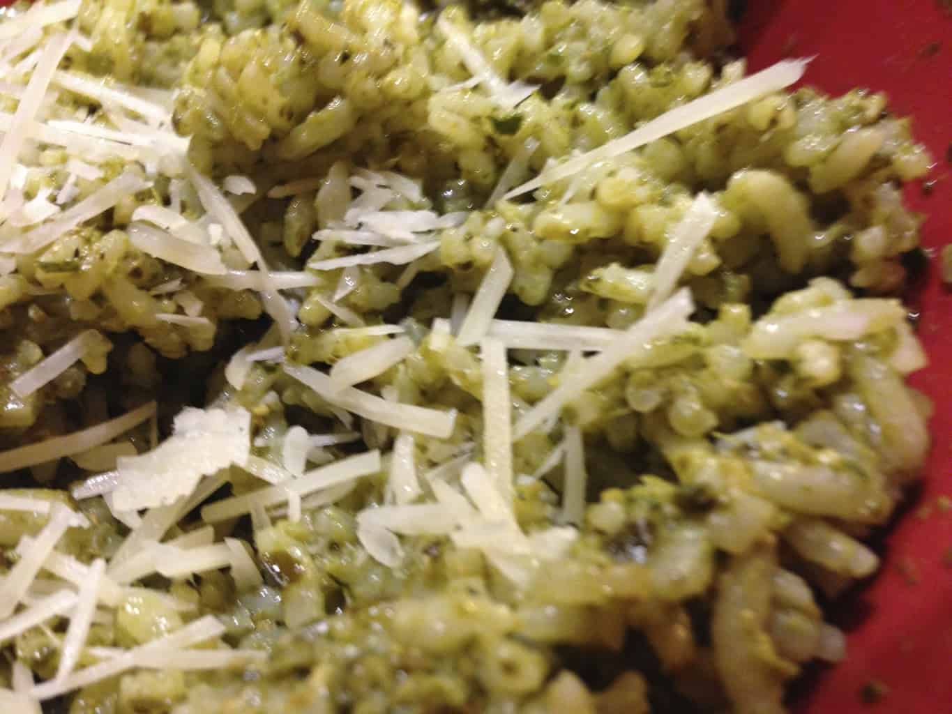 Pesto Rice &mdash; A Gluten-Free Rice Enhancement