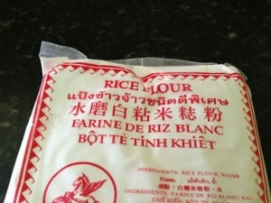 White rice flour