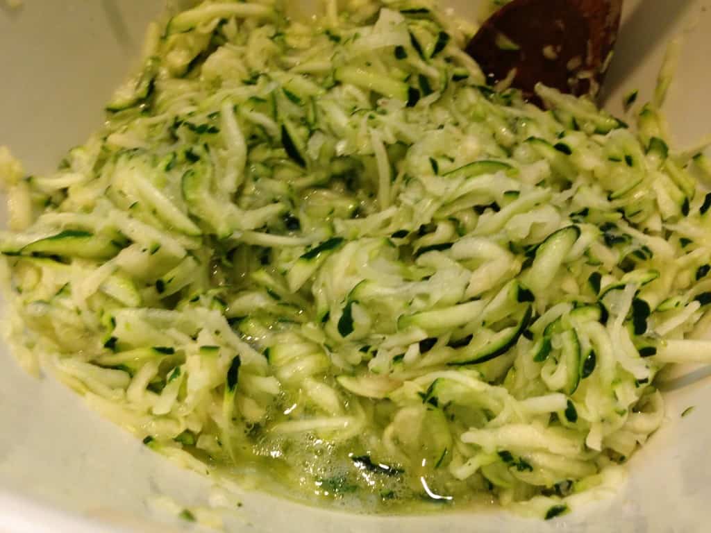 Salt is Drawing Moisture from the Zucchini