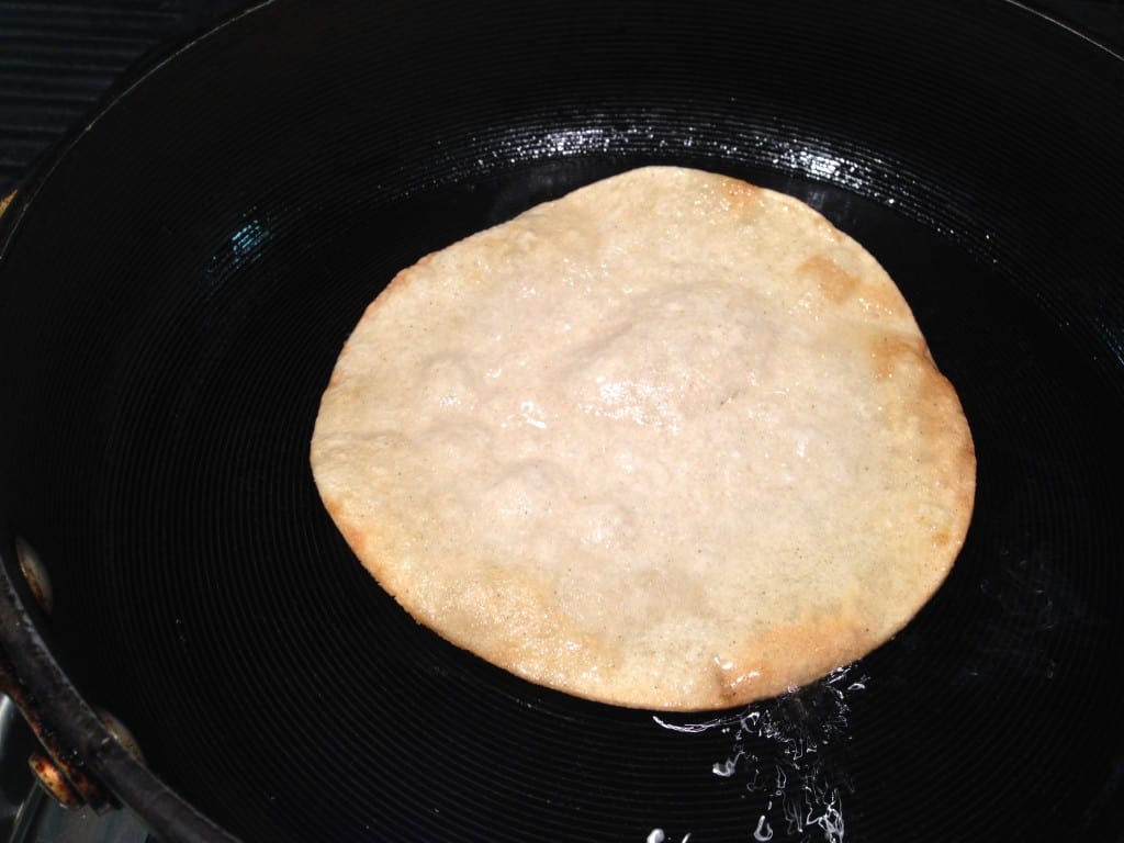 Frying Corn Tortillas