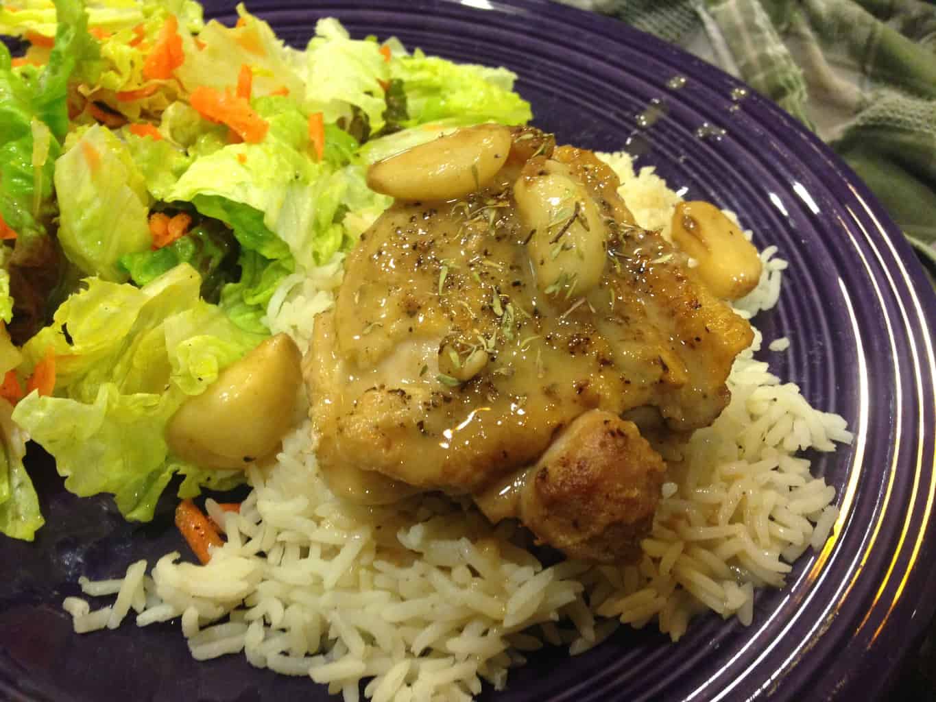Chicken with Vinegar Sauce