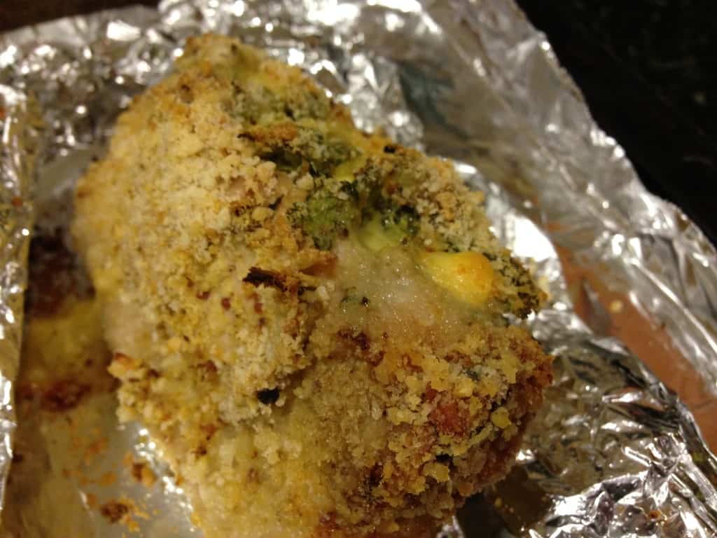 Finished Gluten-Free Stuffed Pork Chop
