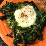 Greens with Egg