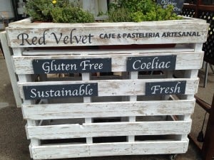 Red Velvet Cafe in Sitges, Spain