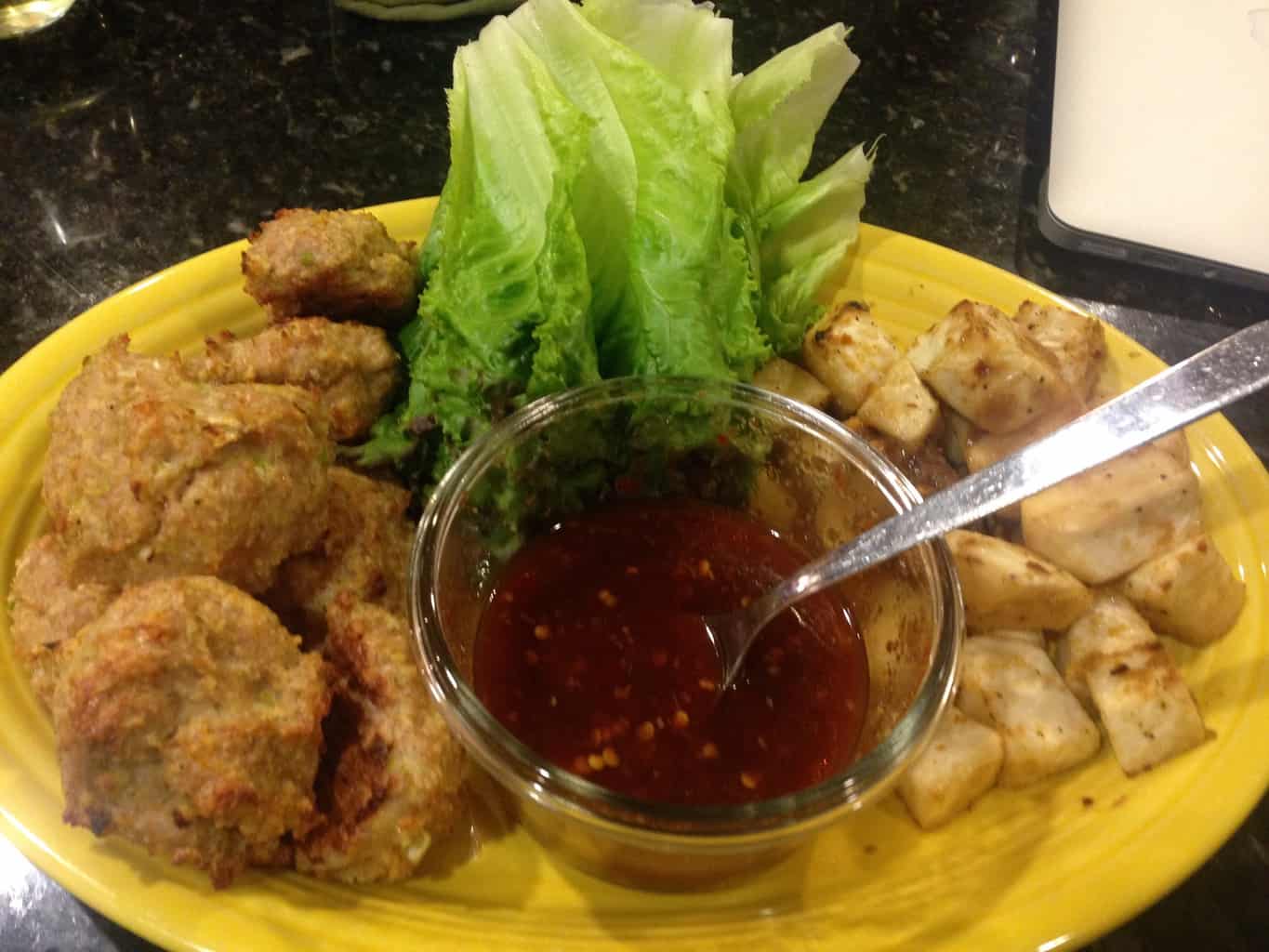 Chicken and Ginger Meatballs