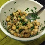 Pan-Roasted Chickpea Salad