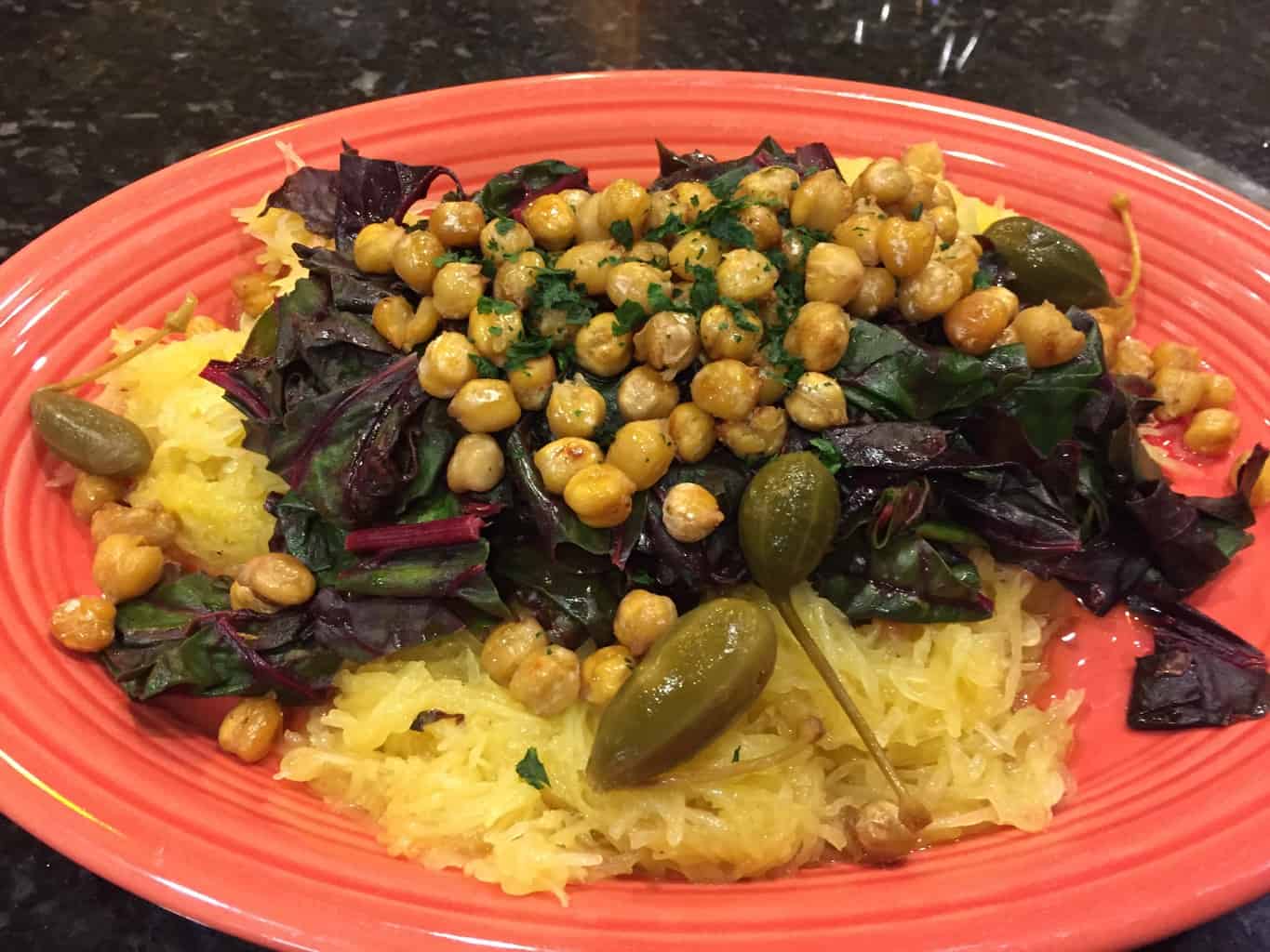 Gluten-free dinners made with spaghetti squash.