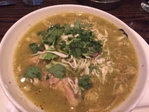 Gluten-free posole at the Border Grill Las Vegas