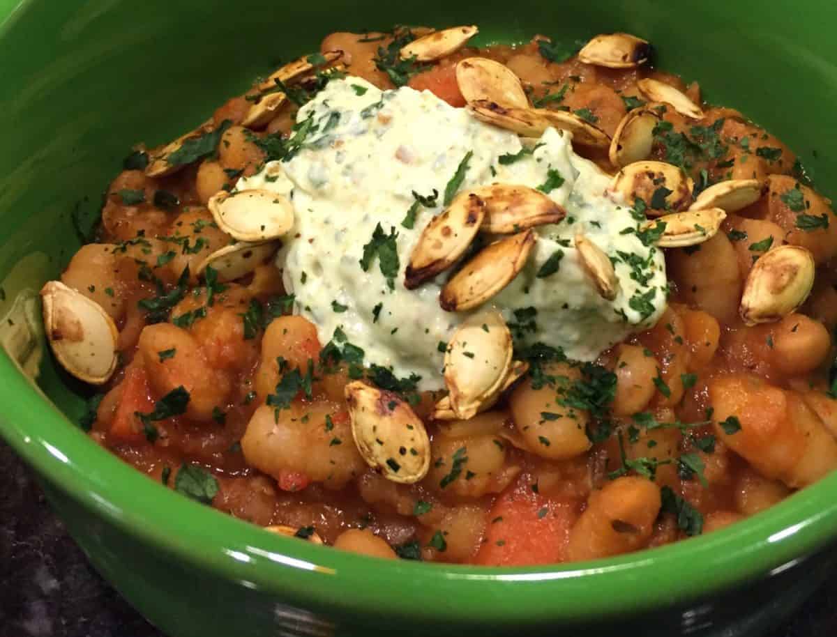 Gluten-Free White Bean and Harissa Stew